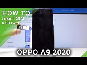 How to Install Nano SIM & Micro SD Card in OPPO A9 2020 - Insert SIM & SD