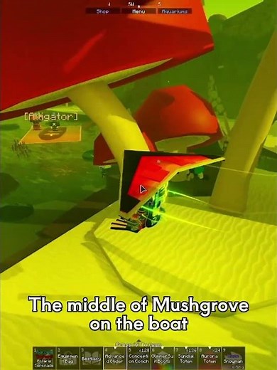 Easiest way to get to the new zone Luminescent Cavern in roblox fisch