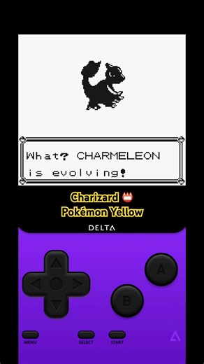 Evolving a Charmeleon in Pokemon Yellow #pokemon #evolve #charizard #evolution