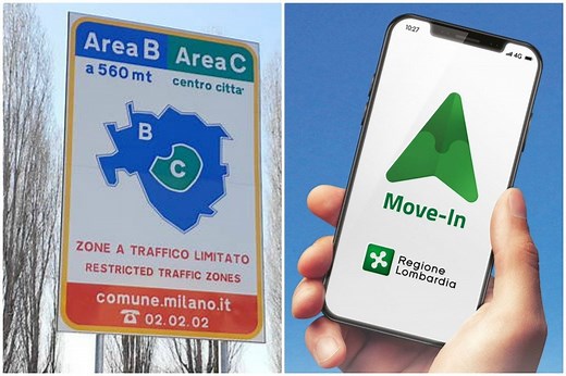 Move-In Milano in Area B, come funziona e come si utilizza: costi e km percorribili per emissioni