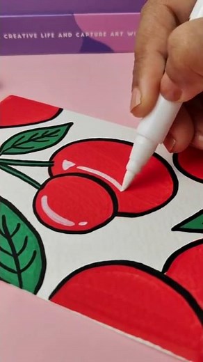 Satisfying Art Tutorial | Acrylic Marker Tutorial #satisfying #art #painting