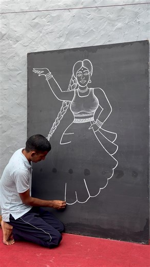 58K views · 914 reactions | Learn how to draw a classical dancer art || #art #drawing #classicaldance #trendingvideo #artistnareshkumar | Artist Naresh kumar | Facebook