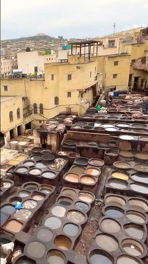 Tanneries in Fes, Morocco