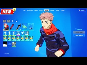 Jujutsu Kaisen Fortnite - Yuji Itadori Skin early recreation