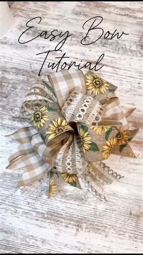 Easy Loop Bow Tutorial: This DIY bow will be the perfect touch to your next door hanger🏡 | Barefoot & Freckled, LLC