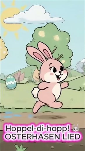 Osterhasen Lied - Hoppel di Hopp - #Shorts, #Ostern, #Kinderlieder, #Osterhase, #KitaLieder