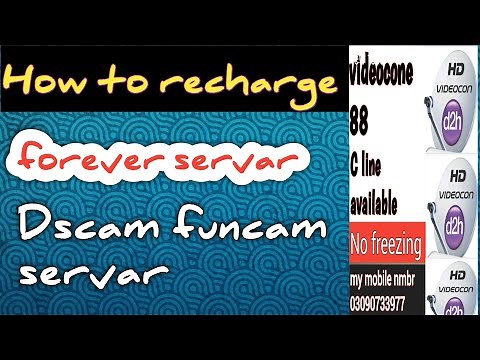 How to recharge foreaver server 1year funcam server 1year