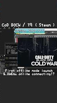 【WORLD FIRST】CoD BOCW - Black Ops Cold War Steam OFFLINE Launch + DWEmu connecting Online Play!🎮💥