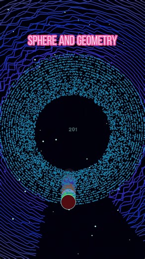 How can a sphere escape geometric shapes?#bouncingball #physics #viralvideo #foryou