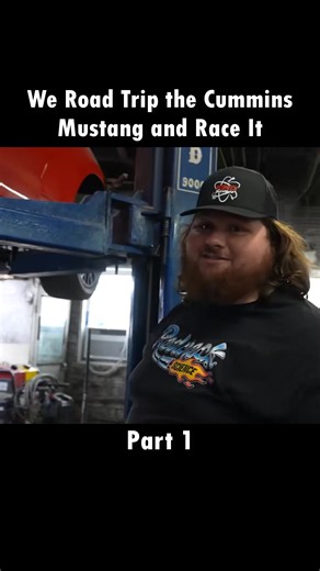 Part 1 We Road Trip the Cummins Mustang and Race It #westen #westenchamplin #westend #mustang | Westen Wptalk