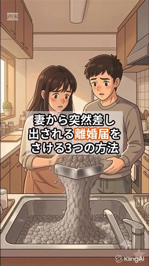 妻から差し出される離婚届を避ける3つの方法