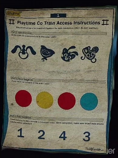 O código do trem de Poppy Playtime capítulo 2