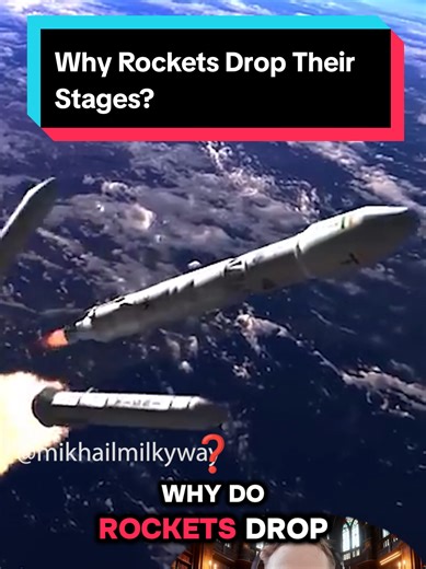 Why Rockets Drop Their Stages? Simple Explanation. Saturn V, the Shuttle, Falcon Heavy and the SLS are completely different rockets — but all follow the same principle. They drop their stages to get rid of dead weight and gain the speed needed to reach orbit. Multistage design is the key to spaceflight. #SpaceX #NASA #FalconHeavy #SLS #mikhailmilkyway