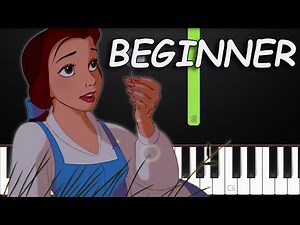 Prologue - Beauty And The Beast | BEGINNER Piano Tutorial by Asllen