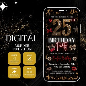 Red Cheetah Print Invitation Red and Cheetah Print Birthday Invitation, Animated Red Cherry Party Invite Adult Cheetah Birthday Dinner - Etsy