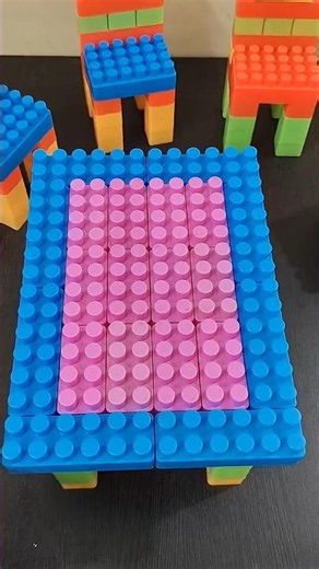 How To Build a LEGO Table and chair| Building Blocks Instructions|Diy | Building Block games | Block