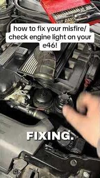 how to fix engine management light e46
