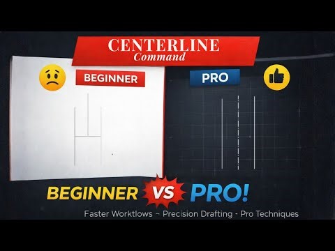 Centerline Command in AutoCAD Explained (Pro Way)