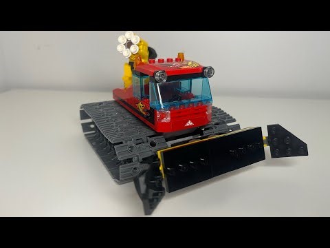 Lego Snow groomer building Timelapse (60222)