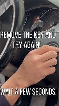 Passat 6 steering wheel lock is blocking Easy fix - Lenkrad bewegen!