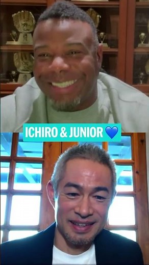 Ken Griffey Jr. welcomes Ichiro to the Hall of Fame 💙