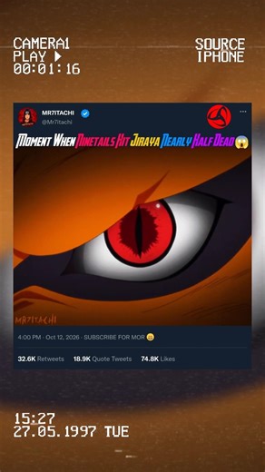 NINETAILS VS JIRAYA NARUTO GOT UNCONTROLLED??🤯 #naruto #animeshorts #viralshorts