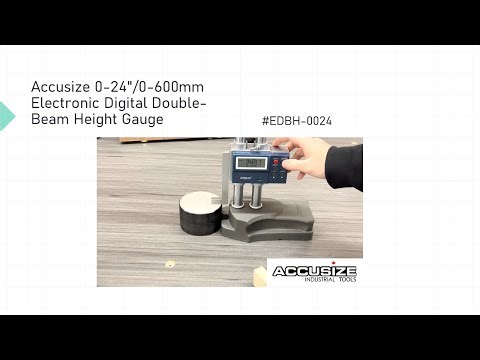 Accusize 0-24"/0-600mm Double Beam Electronic Digital Height Gauge