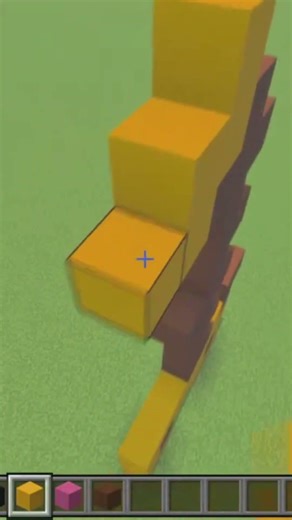 Minecraft Giraffe Tutorial #minecraft #minecraftshorts #youtubeshorts