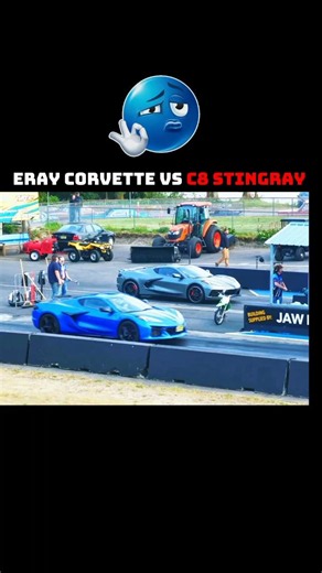 ERAY CORVETTE vs C8 STINGRAY DRAG RACE