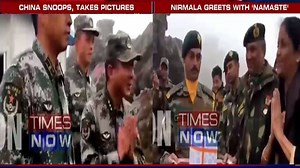 70K views · 1.3K reactions | Defence minister Nirmala Sitharaman teaches Chinese soldiers meaning of ‘namaste’ | The Times of India | Facebook