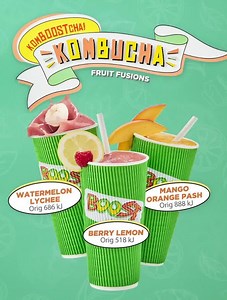 459K views · 2.3K reactions | It’s New Year, new Boost ✊If one of your goals for 2019 is to enter nirvana, you’ll want to get amongst our new Komboostcha range. We’re out here blending all your fav fruits whole, and then topping them up with good-for-you #AmplifyKombucha!  Watermelon Lychee  Berry Lemon  Mango Orange Pash | Boost Juice | Facebook