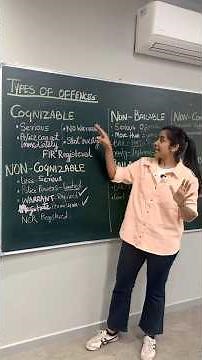 Types of Offence explained!👮‍♀️