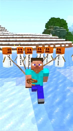 WHO made the snow Golem in Minecraft #Minecraft #shortvideo