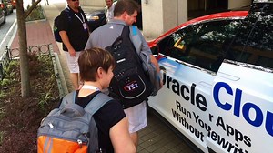 27K views · 387 reactions | Skip the taxi and shuttle lines! Take a spin in an #Oracle #Tesla by showing your #MSIgnite badge! #OracleFreeRides | Oracle | Facebook