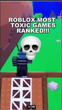 Ranking Roblox Games by How TOXIC They Are 😤 #roblox #shorts