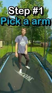 How to Side flip on trampoline step by step tutorial #shorts #parkour #flips