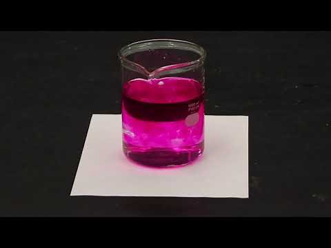 Chemistry Demonstration: Na and Water with Indicator Demonstration