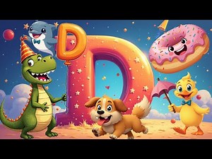 The Letter D Song | D is for Delightful: The Ultimate Letter D Song for Kids!|Abc Song|KidsChaChaFun