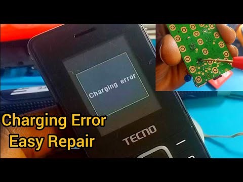 How To Repair Charging Error on Tecno T101, Itel and all Keypad or button Phones Easily.