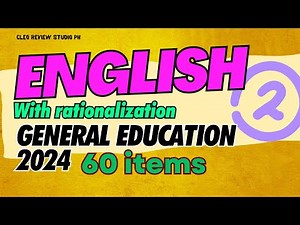 LET REVIEWER GEN ED ENGLISH PART 2 RATIO | CLEO REVIEW STUDIO PH