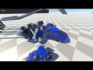 Unity Car crash simulation Improvements and optimizations