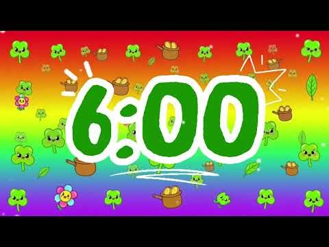 10 Minute Lucky Clover Timer | Bright Spring Classroom Countdown