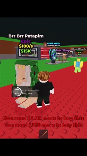 Collecting Brainrots for increase speed in next level #roblox #shorts