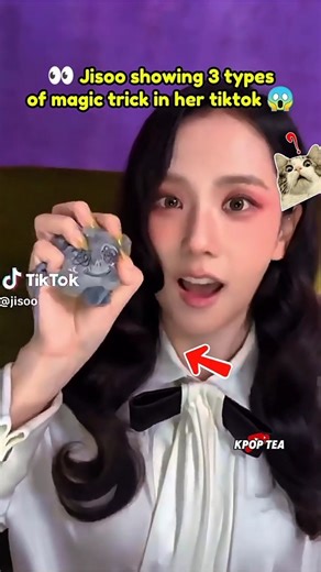 Jisoo show 3 magic tricks in new tiktok 😱 #blackpink #blink #blinks #jisoo #jennie #rosé #lalisa