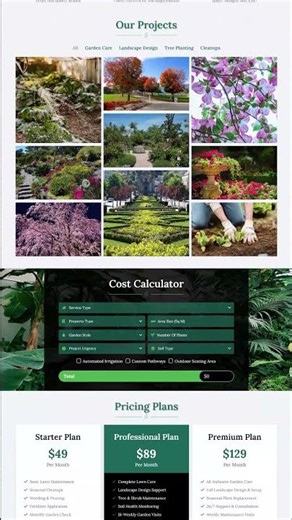 Gardening & Landscaping Website Template 🌿 | Greencrest Scroll Demo