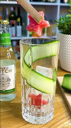 Watermelon & Cucumber Gin Cocktail Recipe