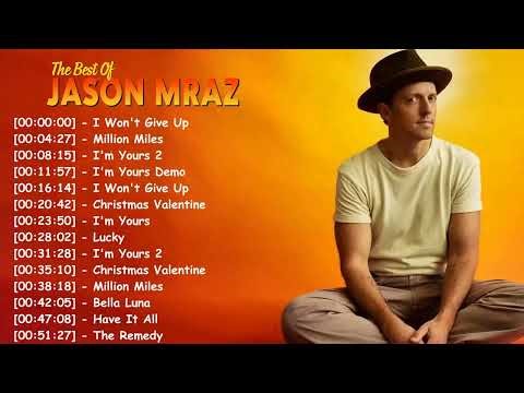 Full Album Greatest Hits – Jason Mraz Top 20 Songs Pop Acoustic Essentials
