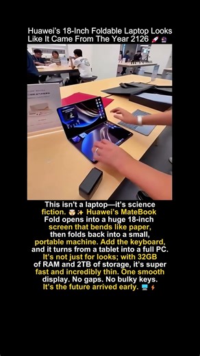 Huawei's $3000 Foldable PC is Insane #huawei #gadgets