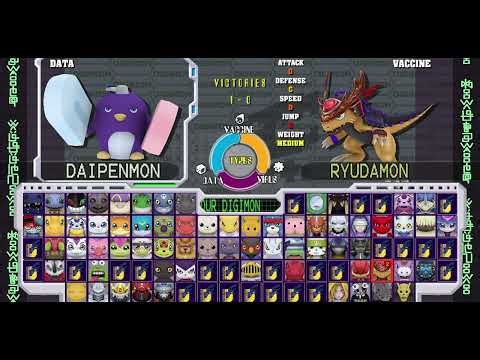 Digimon Rumble Arena Remake -- Daipenmon Gameplay