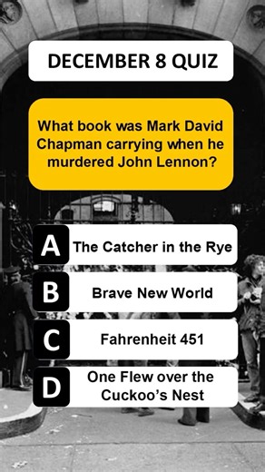 December 8, 1980 Changed Music Forever | Today in History Quiz